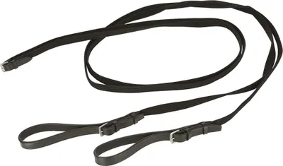 Produktbild von Covalliero Schlaufzügel mit Schlaufen aus Weichem Leder Schwarz