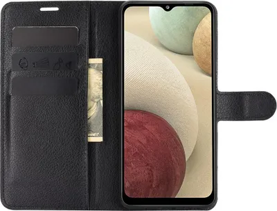 Produktbild von Samsung Galaxy A12 Hülle - Coverup Klapphülle - Schwarz