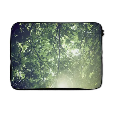 Produktbild von MuchoWow® Laptop Hülle 13 Zoll Zweige im Sonnenlicht Laptoptasche - Laptophülle - Sleeve - Rundumschutz