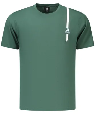 Produktbild von Grünes Herren T-Shirt kurzarm – Rundausschnitt & Kontrastdetails