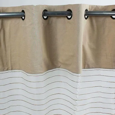Immagine prodotto di Velo di seta con cotone ecru e juta 110x250
