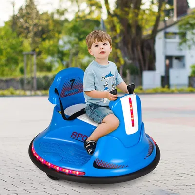 Produktbild von GOPLUS 6V Autoscooter für Kinder & Kleinkinder, Elektrofahrzeug mit 2,4 GHz Fernbedienung, Autoscooter für Jungen & Mädchen