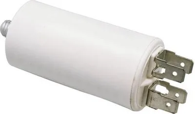 Produktbild von Kondensator mit 3 Mikrofarad Kapazität und 450 Volt Spannung für den Einsatz in elektronischen Schaltungen
