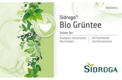 Produktbild von Sidroga Wellness  Grüntee, 20 St. Filterbeutel
