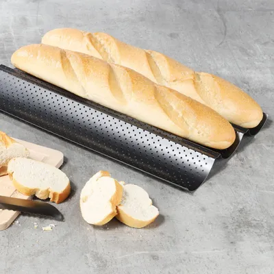 Produktbild von Baguetteblech Baguetteform bis zu 3 Baguettes gleichzeitig backen