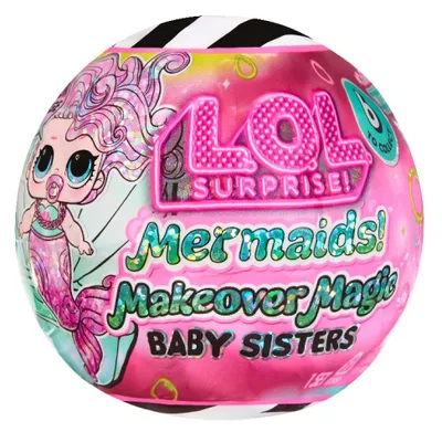 Produktbild von L.O.L. Surprise! Mermaids! Makeover Magic Baby Sisters, Mini-Puppe, Weiblich, 4 Jahr(e), Junge/Mädchen, Mehrfarbig
