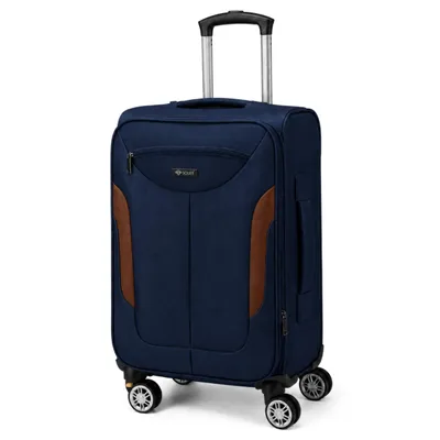 Immagine prodotto di Valigia da cabina Solier, 25 litri, trolley, 4 ruote, espandibile, productTiles.product.images.aiGenerated