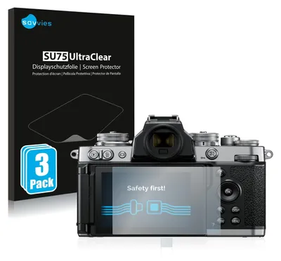 Produktbild von 6x Für Nikon Z fc Schutzfolie Savvies Displayschutz Display Schutz Folie Klar Transparent