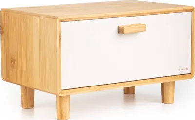 Obrázok produktu pre Zásobník na chlieb Box na chlieb Zásobník na chlieb BAMBOU Krémová forma na chlieb 35x23 cm HOMLA