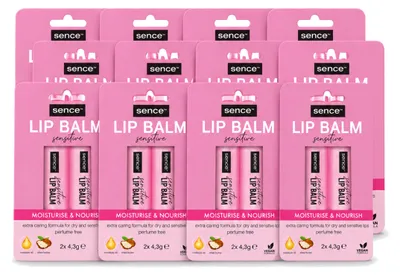 Productafbeelding van 12 x Sence Lippenbalsem - Hydraterend en voedend - Voordeelverpakking - 12 stuks