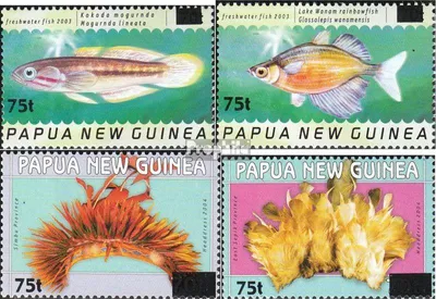 Produktbild von Briefmarken Papua-Neuguinea 2005 Mi 1105-1108 postfrisch Aufdruckausgabe