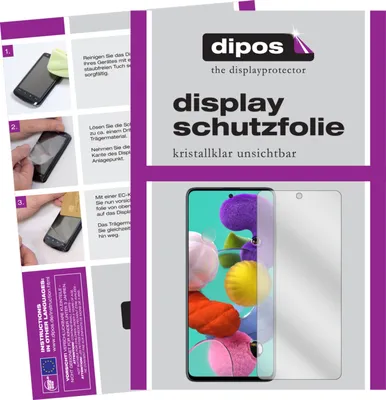 Produktbild von 2x Samsung Galaxy A51 Schutzfolie klar Displayschutzfolie Folie Display Schutz