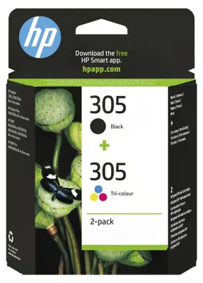 Immagine prodotto di HP 305      Schwarz+Dreifarbig  Tintenpatrone