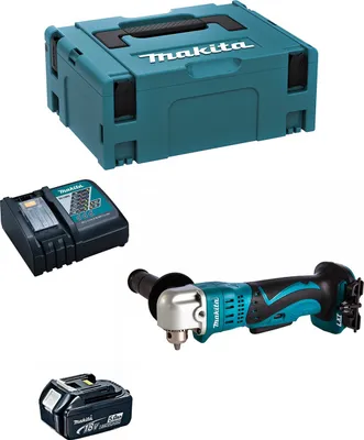 Produktbild von Winkelbohrmaschine MAKITA DDA350RTJ1 (1 x 5,0 Ah + DC18RC + MAKPAC 2)