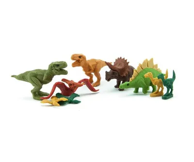 Zdjęcie produktu dla Zestaw gumek Iwako z dinozaurami