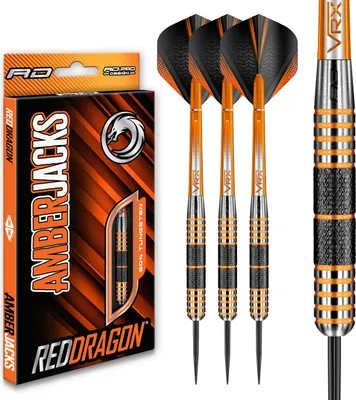 Obrázek produktu pro Red Dragon Darts Amberjack 11, 90 % wolfram, 30 g, ocelové šipky RDD0097