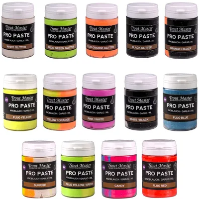 Produktbild von Trout Master Pro Paste - 60g Forellenteig Forellenpaste, Farbe:Black Glitter