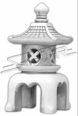 Obrázek produktu pro Květinová výzdoba Japonská zahrada Dům Socha Figurka Dekorace Terasa Figurky 608