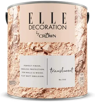 Produktbild von ELLE Decoration by Crown Premium Wandfarbe Matt Translucent No.502  2,500L