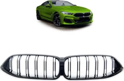 Produktbild von Passend für BMW 8ER G14 G15 G16 KÜHLERGRILL DOPPELSTEG GLANZ SCHWARZ 2018-2022