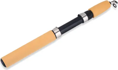 Immagine prodotto di Canna da pesca invernale, mini canna telescopica in fibra di vetro, per la pesca sul ghiaccio e la pesca al bersaglio