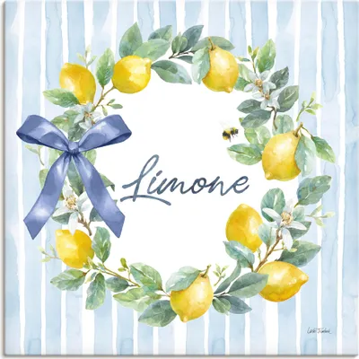 Produktbild von ARTland Leinwandbild Le Citron IV Größe: 70x70 cm