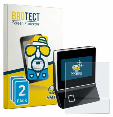Produktbild von 2x BROTECT Schutzfolie für Dormakaba Terminal 96 00 Displayschutz Displayschutzfolie Folie Matt Entspiegelungsfolie