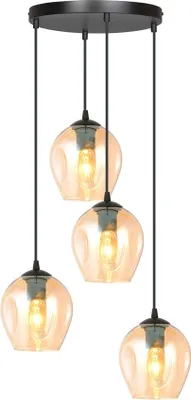 Produktbild von Hängeleuchte Istar Amber E27 L:40cm B:37cm H:100cm dimmbar