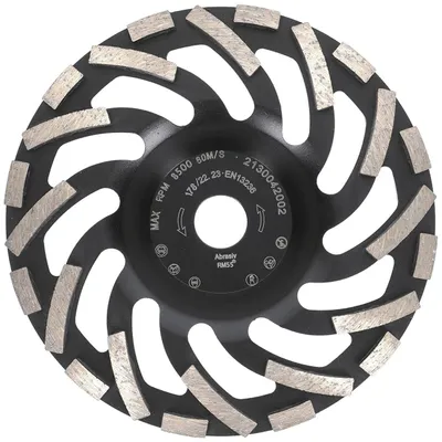 Image de Meule diamantée PRODIAMANT 180 mm pour chapes, matériaux abrasifs ST91 Turbo