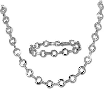 Produktbild von SilberDream Collier Armband Damen Sterling Silber Zirkonia Schmuck-Set D2SDS450W