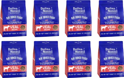 Produktbild von Dolina Noteci Glutenfrei Superfood Trockenfutter für Katzen - Kalbgericht 1kg (8-er pack)