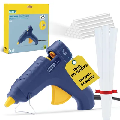 Obrázok produktu pre Rapid 5001710, Tavná lepiaca pištoľ, Modrá, 240 s, 1,2 cm, 5 min, AC