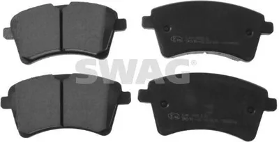 Image de SWAG 60 11 6184 : Kit de plaquettes de frein avant pour RENAULT KANGOO Express (FW0/1), KANGOO / GRAND KANGOO (KW0/1), KANGOO BE BOP (KW0/1)