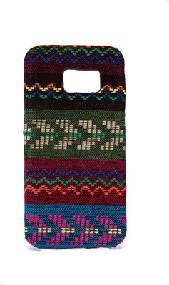 Produktbild von Handyhülle aus Stoff-Case für Samsung Galaxy S6 Cover Etuis Bumper Schale Braun
