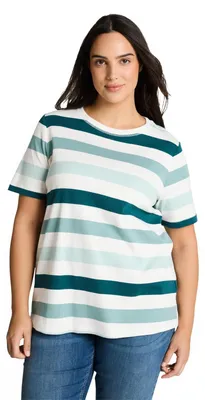 Image de T-shirt grande taille en coton