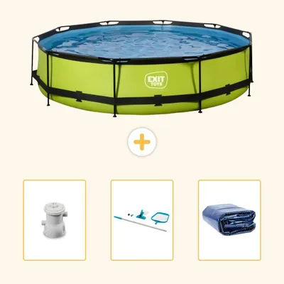 Immagine prodotto di Piscina gonfiabile rettangolare - 360x76 cm - 4 pezzi - Modello SCB93