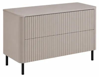 Zdjęcie produktu dla Szafka łazienkowa, kaszmir, wykończenie: kaszmir, nogi: czarne, wymiary: 100,8 x 44,2 x 65 cm