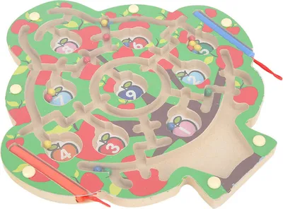 Produktbild von Kind magnetisches hölzernes pädagogisches Labyrinth-Kindergehirn-Trainings-Brettspiel-Spielzeug