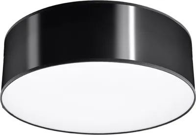 Produktbild von Deckenleuchte ARENA schwarz 1xE27 15W PVC 11x25x25cm Sollux Lighting