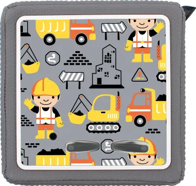 Produktbild von Schutzfolie kompatibel mit Toniebox 1 passgenaue Folie mit Motiv matt Zubehör selbstklebendes Schutzcover Kratzschutz für Musikbox Y031-23 Baumeister