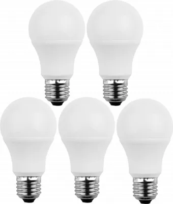 Produktbild von BLULAXA LED-SMD-Lampe, A60, E27, EEK: F, 5,5W, 470lm, 2700K, 5 Stück