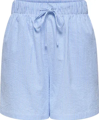 Produktbild von ONLY Gestreifte Shorts mit Kordelzug und elastischem Bund Größe: XL