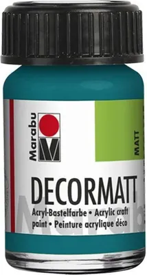Produktbild von Decormatt Acryl - Türkis 290 15 ml. Packung mit 5 Stück