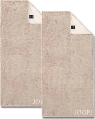 Produktbild von 2 Stück Joop! Handtuch Classic Sand Beige 1600-30 50x100