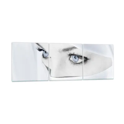 Produktbild von Bilder auf glas - Schönheit Gesicht Mädchen Mode - 120x40cm - Glasbilder - Wandbilder - Kunstdruck - zum Aufhängen bereit - Wanddekoration aus Glas - Glas Bilder - Wandbild auf Glas - GCA120x40-2159