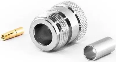 Produktbild von N-Buchse Crimp für HDF200 und RG58 Koaxialkabel