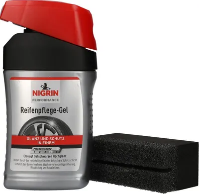 Produktbild von NIGRIN Performance Reifenpflege-Gel inklusive Felgen-Schwamm 300ml