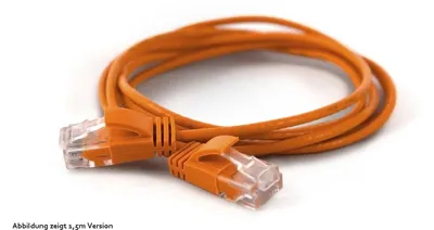 Produktbild von Wantec 7260, 3 m, Cat6a, U/UTP (UTP), RJ-45, RJ-45, Gelb