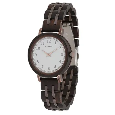 Produktbild von LAiMER Damen Uhr 0090 Emma Sandelholz Vegan Bronze beschichtet