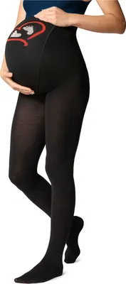 Produktbild von Be Mammy Umstandsstrumpfhose 150 DEN BE-1122 (Schwarz Muster-001, M)